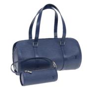 Louis Vuitton Vintage Pre-owned Laeder louis-vuitton-vskor Blue, Dam