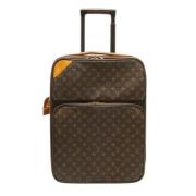 Louis Vuitton Vintage Pre-owned Laeder resvskor Brown, Dam