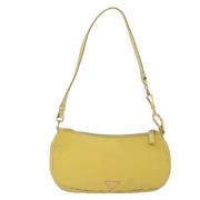 Prada Vintage Pre-owned Tyg prada-vskor Yellow, Dam