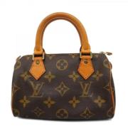 Louis Vuitton Vintage Pre-owned Canvas louis-vuitton-vskor Brown, Dam