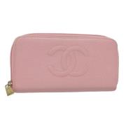 Chanel Vintage Pre-owned Laeder plnbcker Pink, Dam