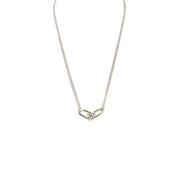 Tiffany & Co. Pre-owned Pre-owned Silver halsband Gray, Dam