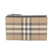 Burberry Vintage Pre-owned Laeder plnbcker Beige, Dam