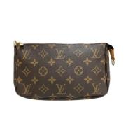 Louis Vuitton Vintage Pre-owned Canvas kuvertvskor Brown, Dam