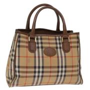 Burberry Vintage Pre-owned Nylon handvskor Brown, Dam