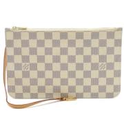 Louis Vuitton Vintage Pre-owned Canvas kuvertvskor Beige, Dam