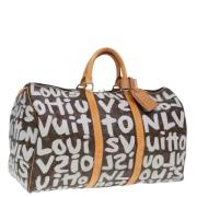 Louis Vuitton Vintage Pre-owned Canvas handvskor Brown, Dam