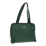 Prada Vintage Pre-owned Nylon prada-vskor Green, Dam