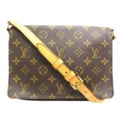 Louis Vuitton Vintage Pre-owned Canvas louis-vuitton-vskor Brown, Dam