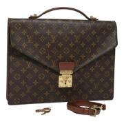 Louis Vuitton Vintage Pre-owned Canvas handvskor Brown, Dam