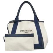 Balenciaga Vintage Pre-owned Canvas balenciaga-vskor White, Dam