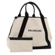 Balenciaga Vintage Pre-owned Canvas handvskor White, Dam