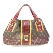 Louis Vuitton Vintage Pre-owned Tyg axelremsvskor Red, Dam