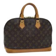 Louis Vuitton Vintage Pre-owned Canvas handvskor Brown, Dam