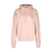 Maison Kitsuné Rosa Bomull Huvtröja Pink, Dam