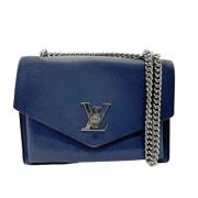 Louis Vuitton Vintage Pre-owned Laeder axelremsvskor Blue, Dam