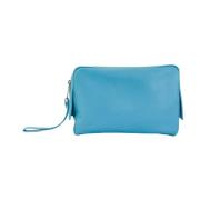 Bottega Veneta Vintage Pre-owned Laeder kuvertvskor Blue, Dam