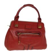 Chloé Pre-owned Pre-owned Laeder handvskor Red, Dam