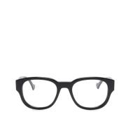 Gucci Modernt Acetatglasögonbåge Black, Herr