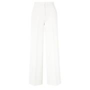 PINKO Crepe Bian Byxor White, Dam