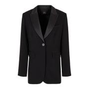 Armani Exchange Klassisk svart Blazer Black, Dam