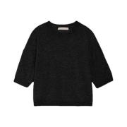 Vanessa Bruno Grå Drop-Sleeve Sweater Black, Dam