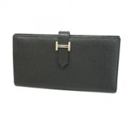 Hermès Vintage Pre-owned Laeder plnbcker Black, Dam