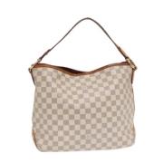 Louis Vuitton Vintage Pre-owned Canvas louis-vuitton-vskor White, Dam