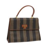 Fendi Vintage Pre-owned Canvas fendi-vskor Brown, Dam