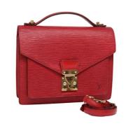 Louis Vuitton Vintage Pre-owned Laeder louis-vuitton-vskor Red, Dam