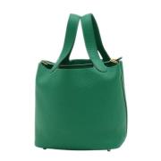 Hermès Vintage Pre-owned Laeder handvskor Green, Dam