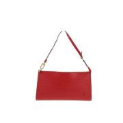 Louis Vuitton Vintage Pre-owned Laeder louis-vuitton-vskor Red, Dam