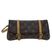 Louis Vuitton Vintage Pre-owned Canvas louis-vuitton-vskor Brown, Dam