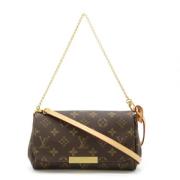 Louis Vuitton Vintage Pre-owned Canvas axelremsvskor Brown, Dam