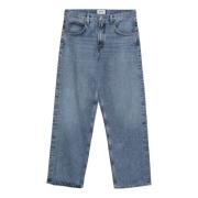 Agolde Regular Fit Denim Jeans Blue, Herr