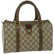 Gucci Vintage Pre-owned Canvas gucci-vskor Beige, Dam