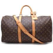 Louis Vuitton Vintage Pre-owned Canvas handvskor Brown, Dam