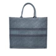 Dior Vintage Pre-owned Denim totevskor Blue, Dam