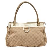 Gucci Vintage Pre-owned Laeder gucci-vskor Beige, Dam