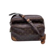 Louis Vuitton Vintage Pre-owned Laeder crossbodyvskor Brown, Dam