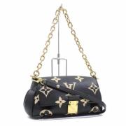 Louis Vuitton Vintage Pre-owned Tyg louis-vuitton-vskor Black, Dam