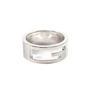 Gucci Vintage Pre-owned Silver ringar Gray, Dam