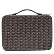 Goyard Vintage Pre-owned Belagd canvas portfljer Black, Herr