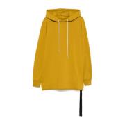 Rick Owens Hooded Sweatshirt Yellow, Dam