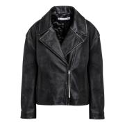 Acne Studios Biker Skinnjacka Black, Dam