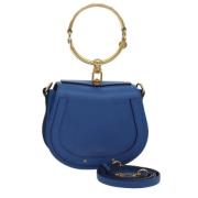 Chloé Pre-owned Pre-owned Laeder handvskor Blue, Dam