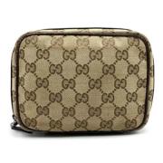 Gucci Vintage Pre-owned Canvas gucci-vskor Beige, Dam