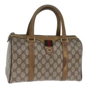 Gucci Vintage Pre-owned Canvas gucci-vskor Beige, Dam