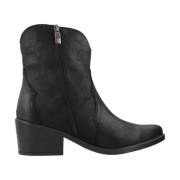 Mtng Western Style Cowboy Boots Black, Dam