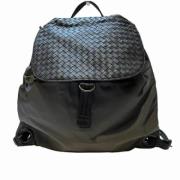 Bottega Veneta Vintage Pre-owned Tyg ryggsckar Black, Dam